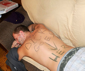 Don't be the first one to pass out